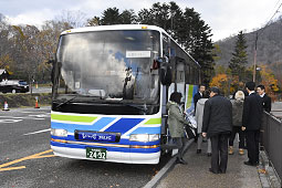 名湯ライナー、今年も運行　札幌と支笏湖結ぶシャトルバス