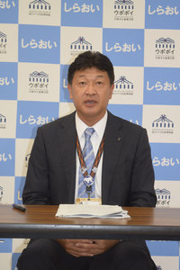 戸田氏　３選出馬を表明 「町立病院改築」取り組み継続 白老