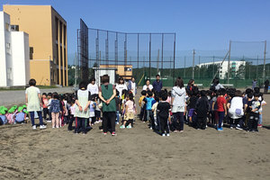有事に備え避難訓練―駒沢苫小牧幼稚園