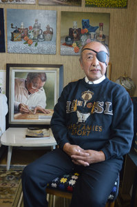 趣味人　熱中世代　苫小牧　遠藤　忠志さん　（８５） 油彩画 絵で人の心癒やしたい 