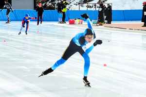 練習成果ぶつける 苫小牧中学スプリント選手権－スピードスケート