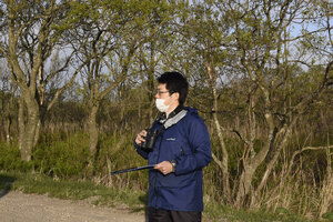 準絶滅危惧種のオオジシギ 苫小牧で生息数調査 日本野鳥の会
