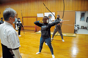 競技の奥深さ体験―「はじめての弓道教室」 