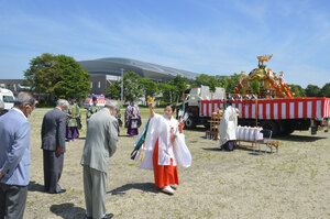 樽前山神社例大祭　地域の繁栄願う　２年ぶり車両みこし渡御駐輦祭