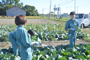 ＴＯＭＡＳＥＩ　資源循環型の野菜栽培をＰＲ　２６日、道の駅ウトナイ湖でイベント　インターンの東町さん企画
