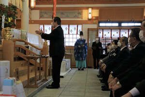 事故撲滅へ決意新た、樽前山神社で交通安全祈願祭