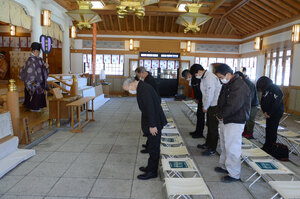 樽前山神社で「匠祭」 工事の無事故、無災害を祈願