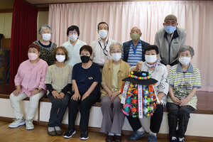 平和願い折り鶴作り ６年目の活動、広島に届ける 老人クラブ 明和会