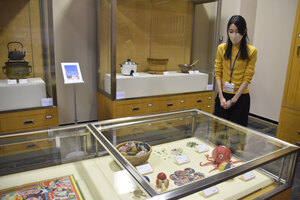 昭和の懐かし道具ずらり<br />
美術博物館で資料展開催中