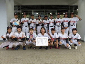 全日本女子軟式野球 ガイラルディア３位 猛暑で満身創痍、全員が集中