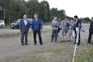 戦闘機確認されず 日米共同訓練　岩倉市長が視察