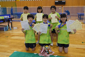 北海道選手権　単複の上位　全国へ 菊卓会　カデットの部で好成績 卓　球