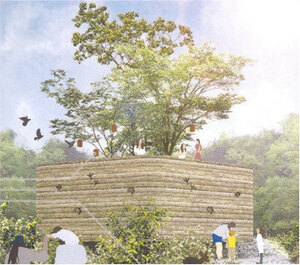 「みんなの地層とみんなの自然」 北海道百年記念広場　新モニュメントデザイン決定